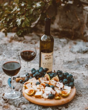 cata de vino y queso